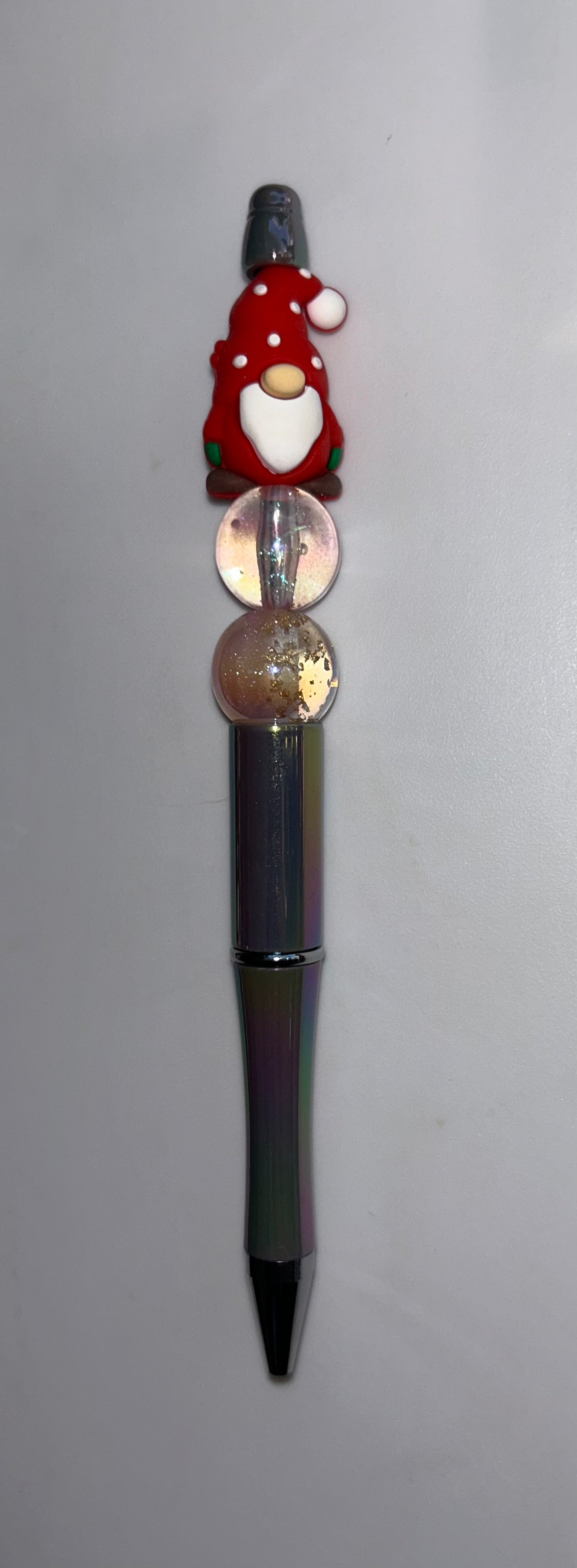 Christmas Gnome Metallic Pen