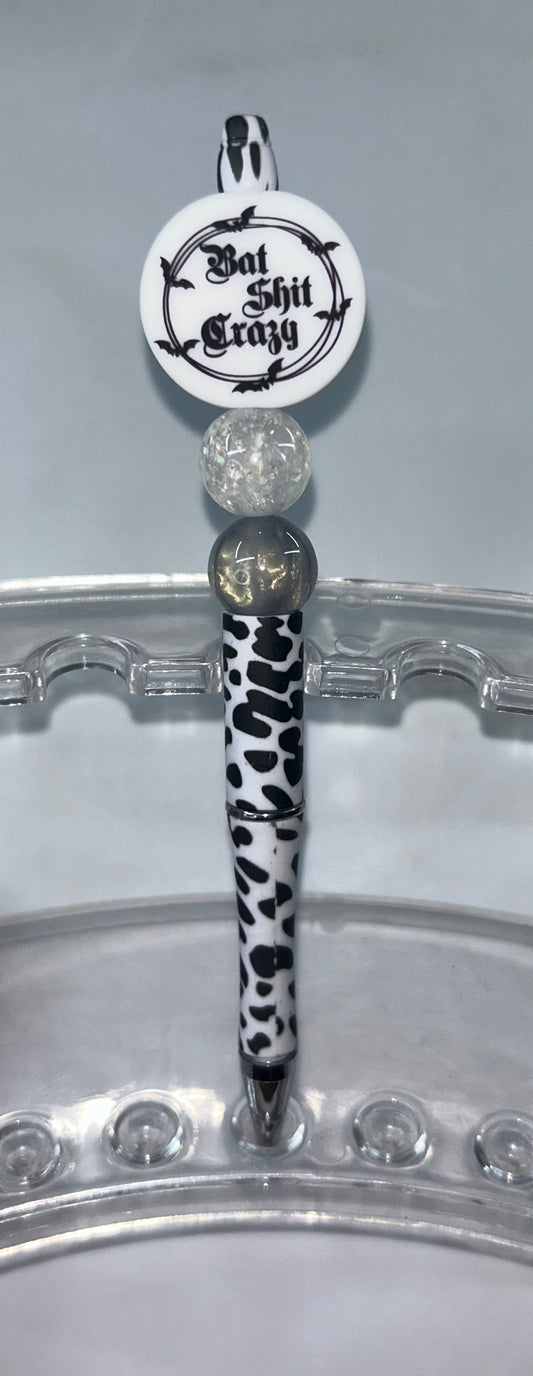 Bat Sh!t Crazy Cow Print Pen