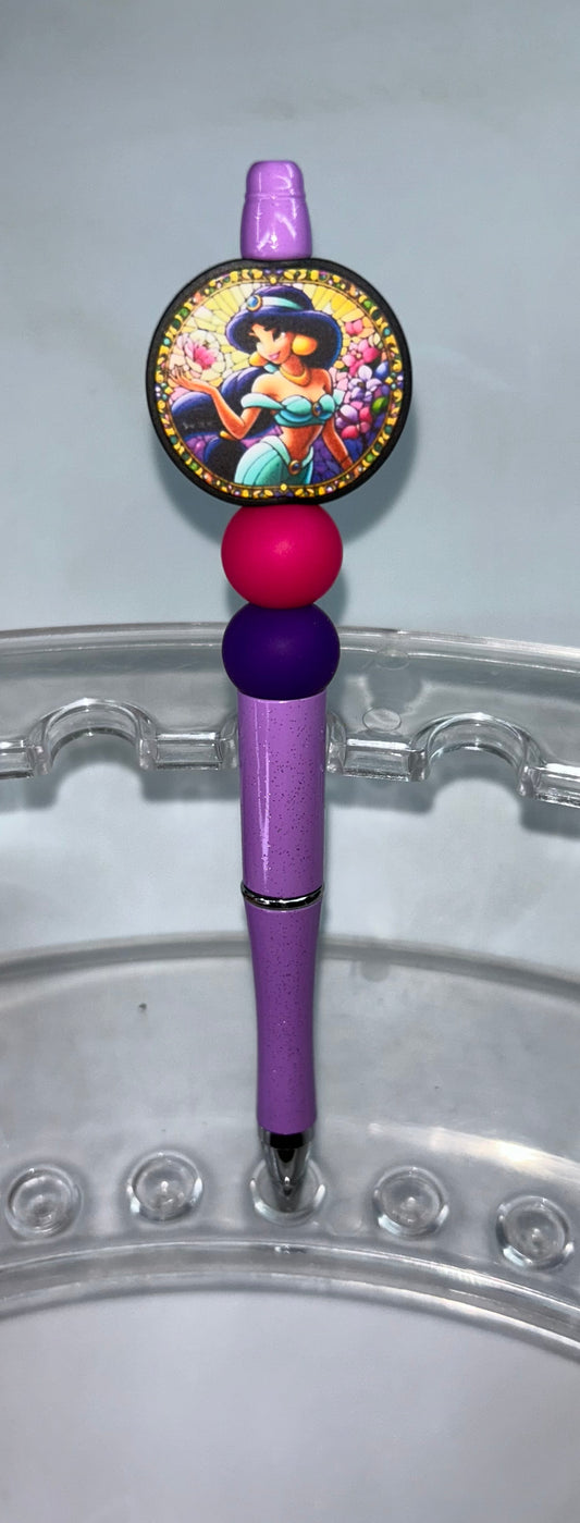 Princess Jasmine Purple Pen