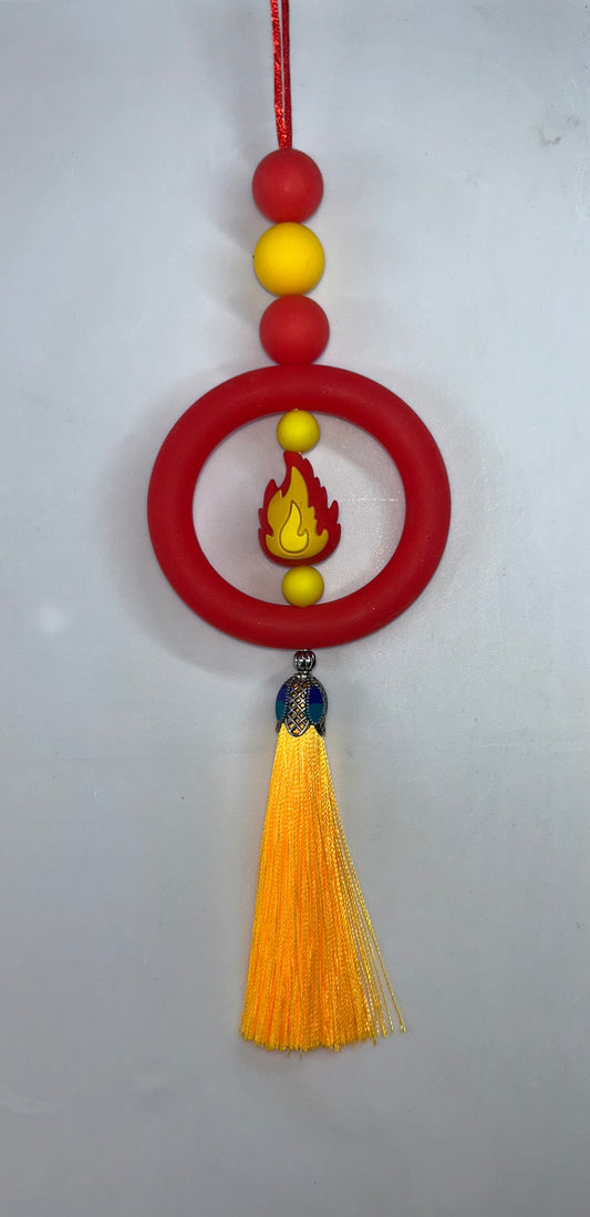Flame Car Charm