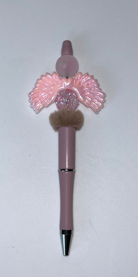 Pink Wings Rose Gold Pen