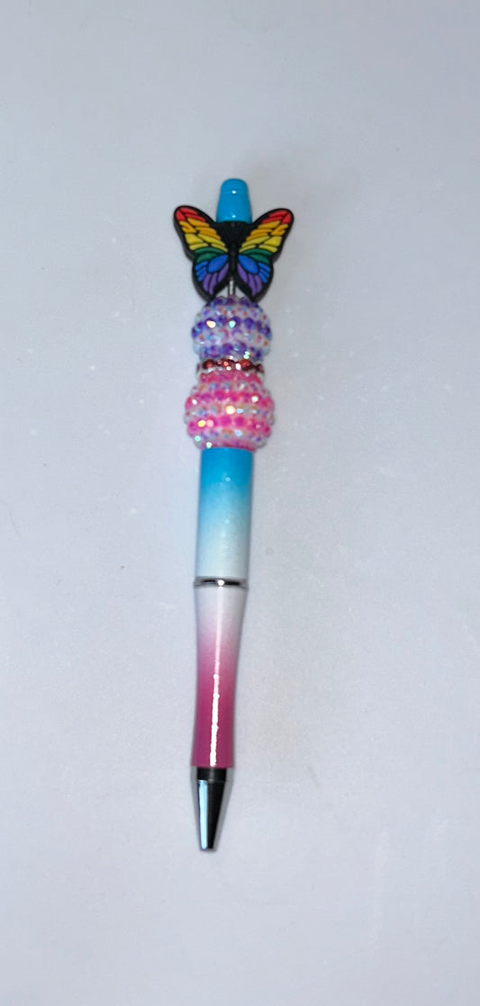 Rainbow Pink and Blue Pen