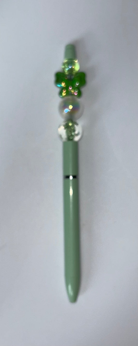 Green Bow Green Pen