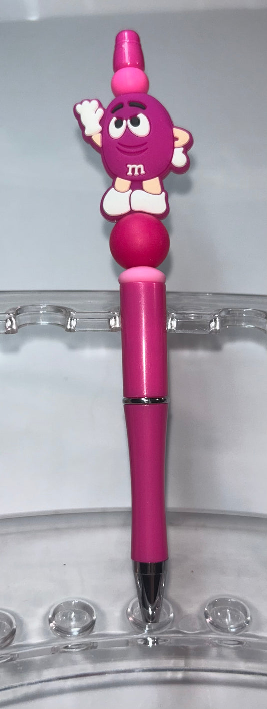 Pink M&M Pink Pen