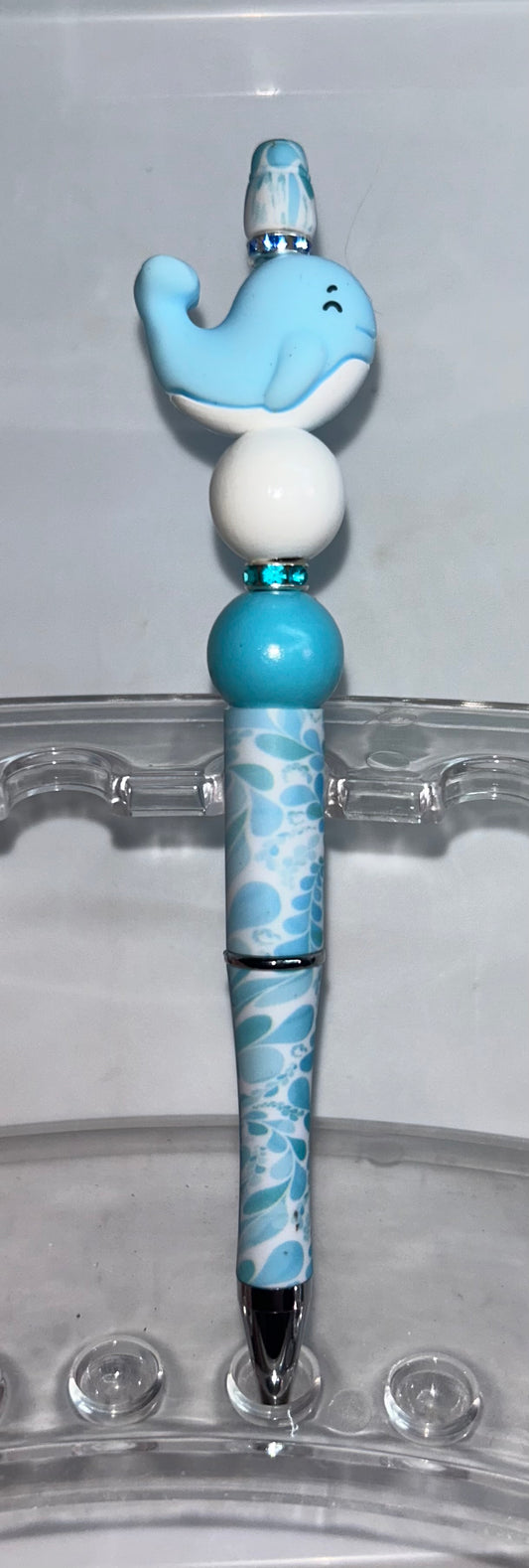 Whale Blue Water Spot Pen