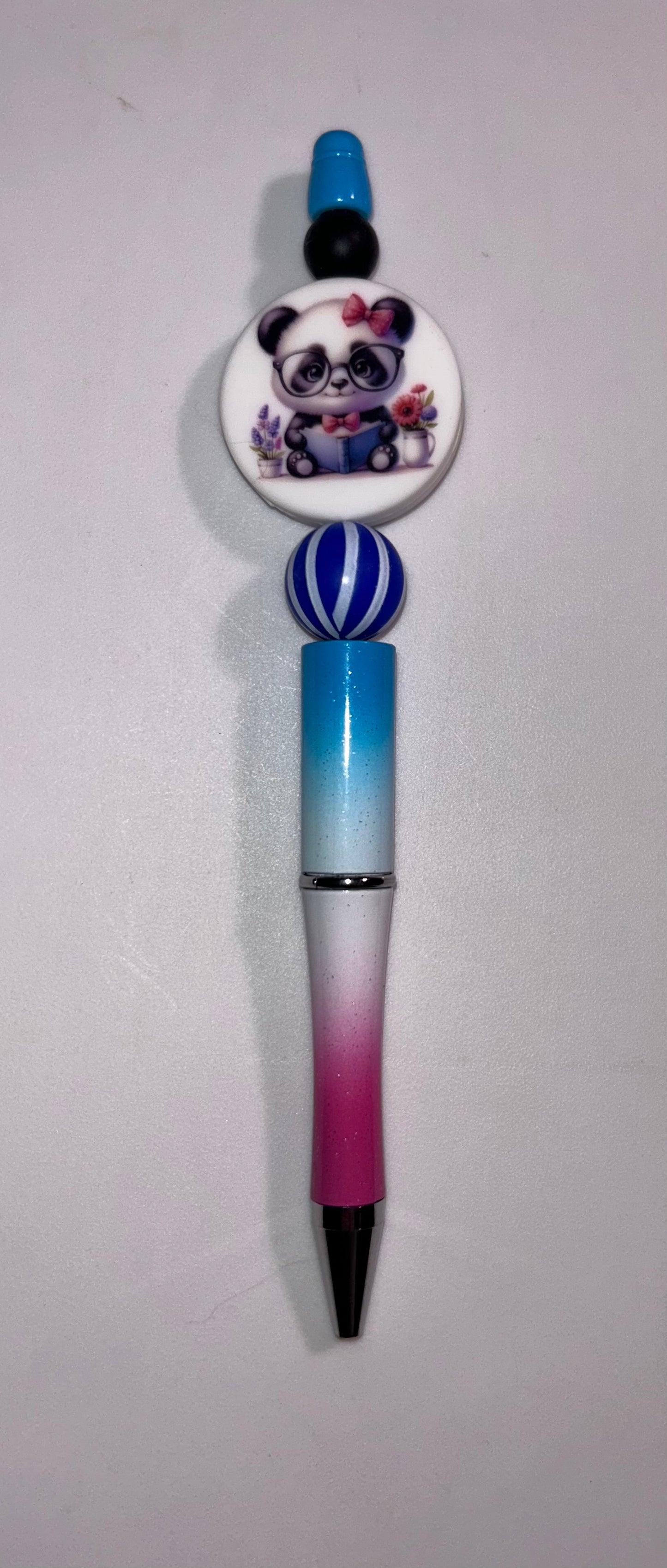 Panda Book Reading Ombre' Pen