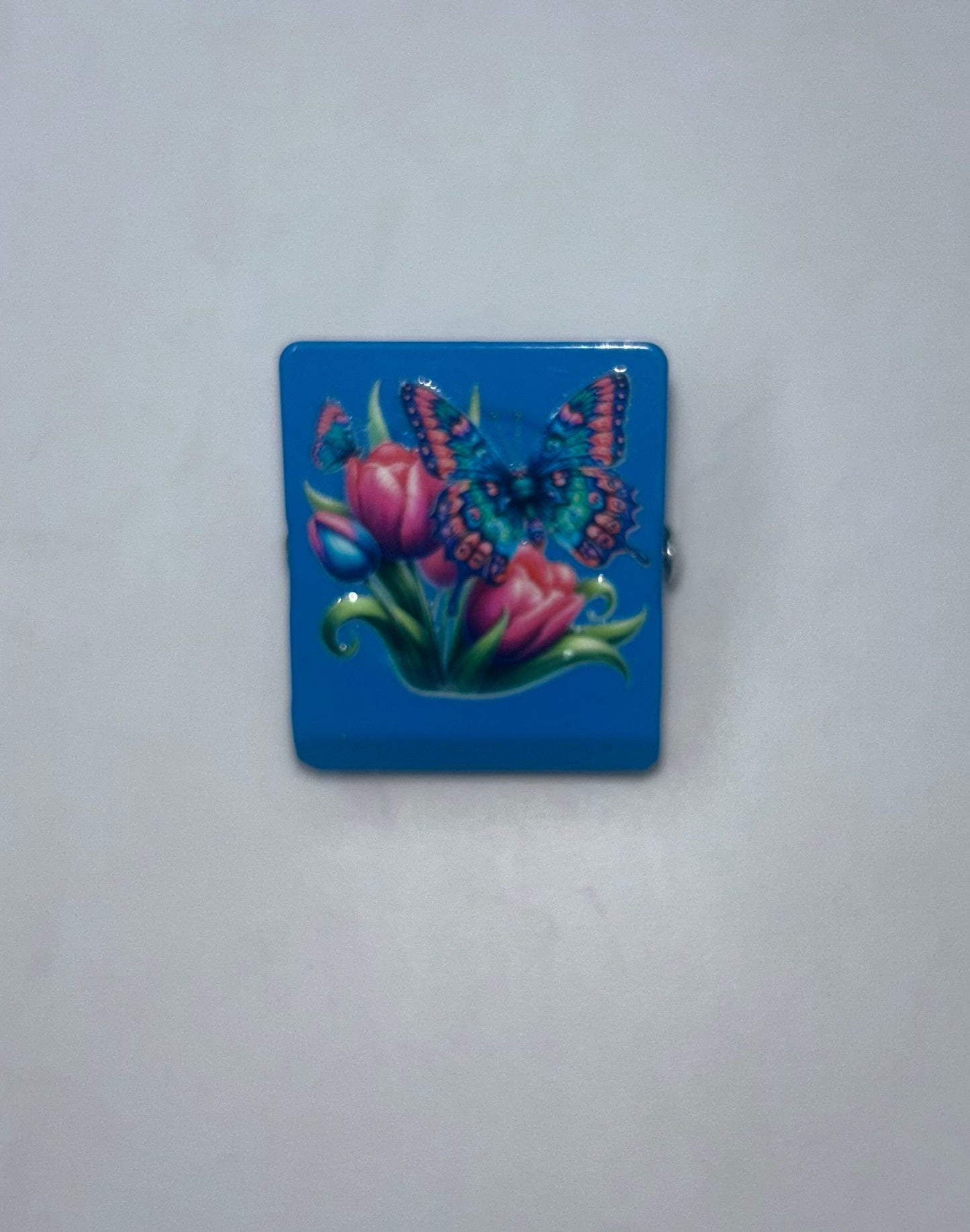 Blue Butterfly Magnet Clip