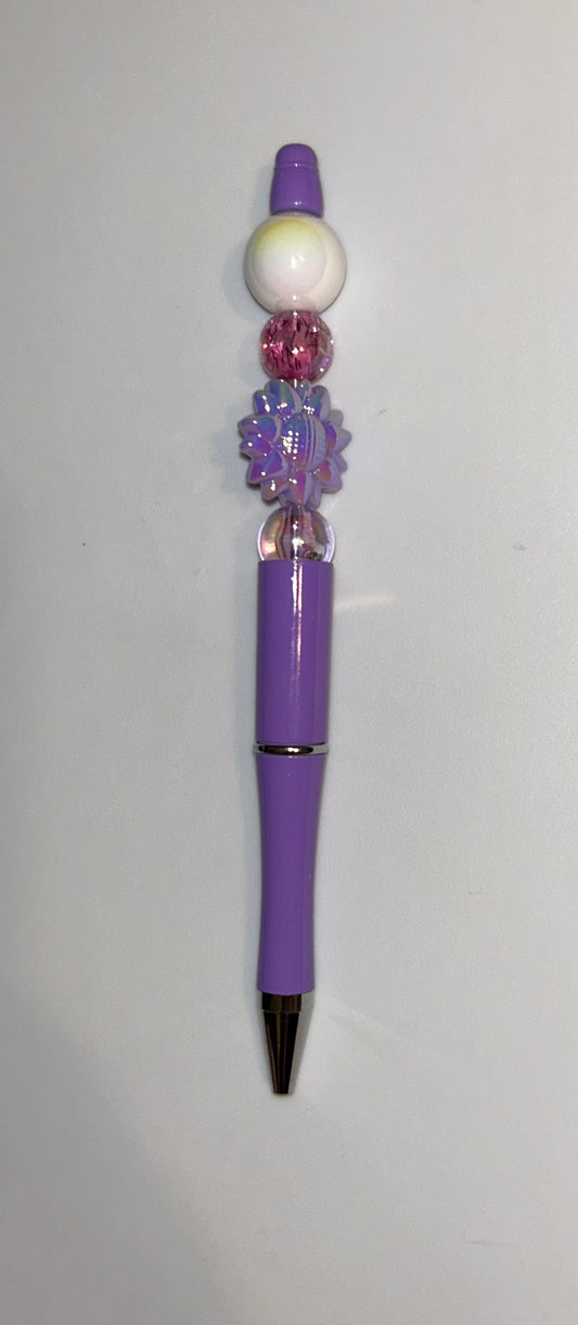 Purple Sunflower Purple Pen