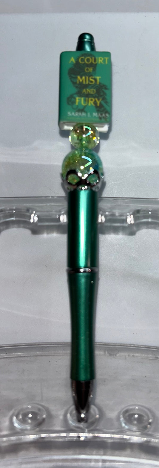 A Court of Mist and Fury Book Green Pen