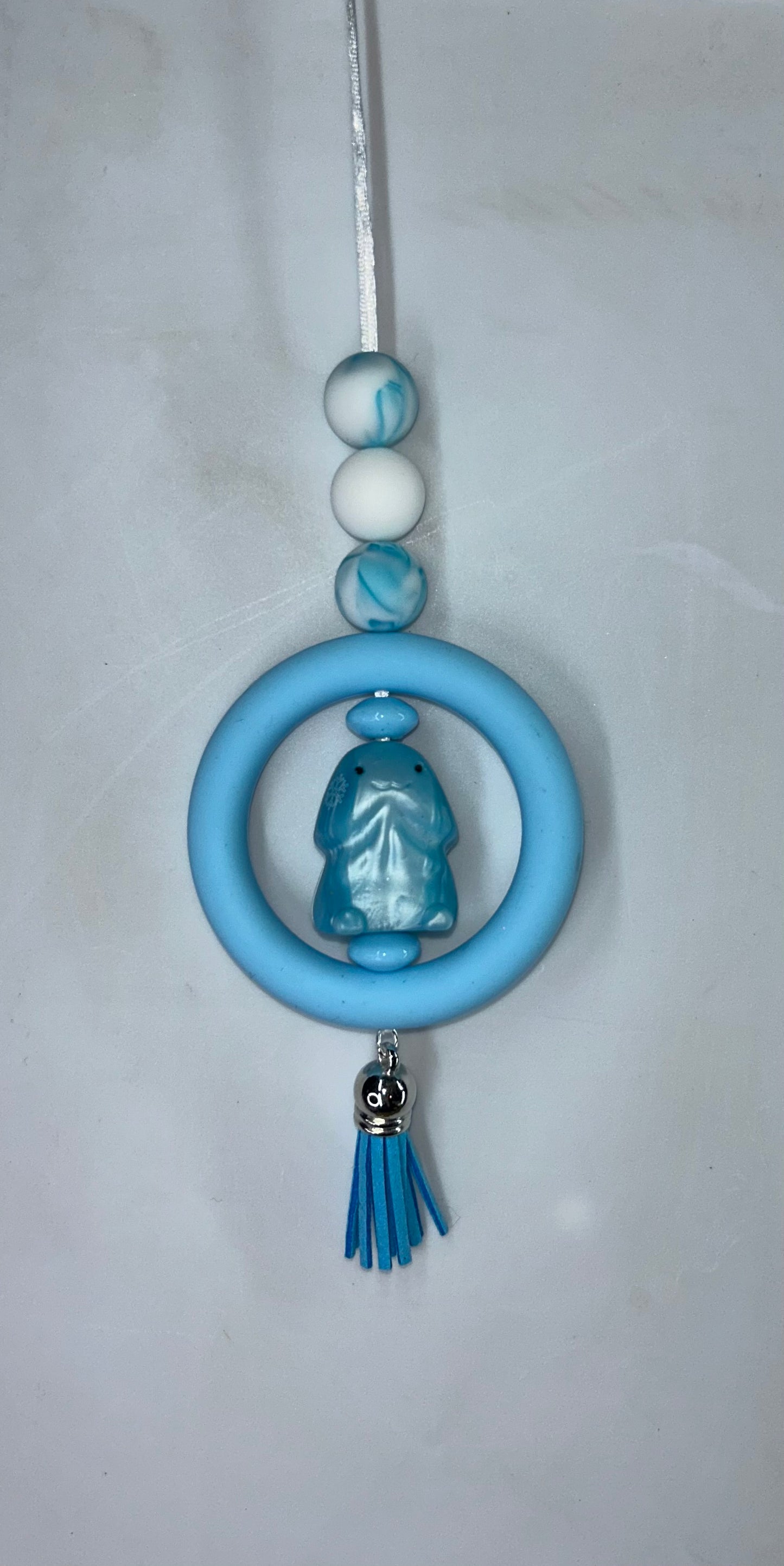 Shiny Blue Richard Car Charm