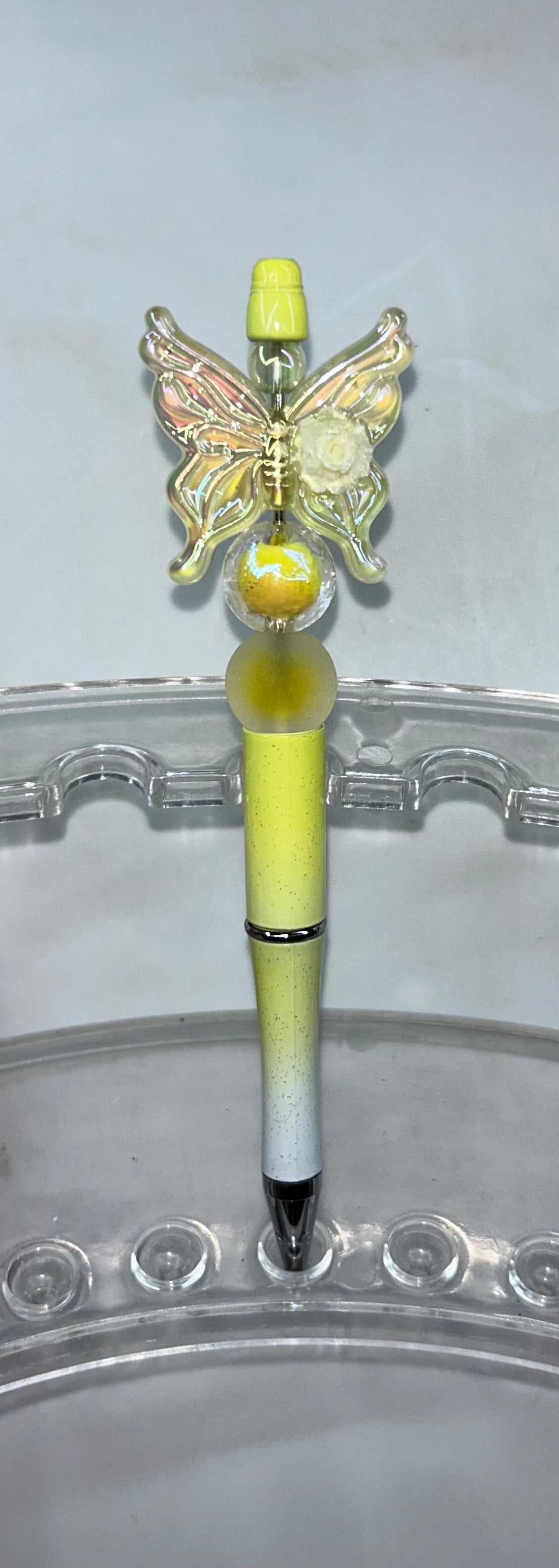Yellow Acrylic Yellow Ombre' Pen