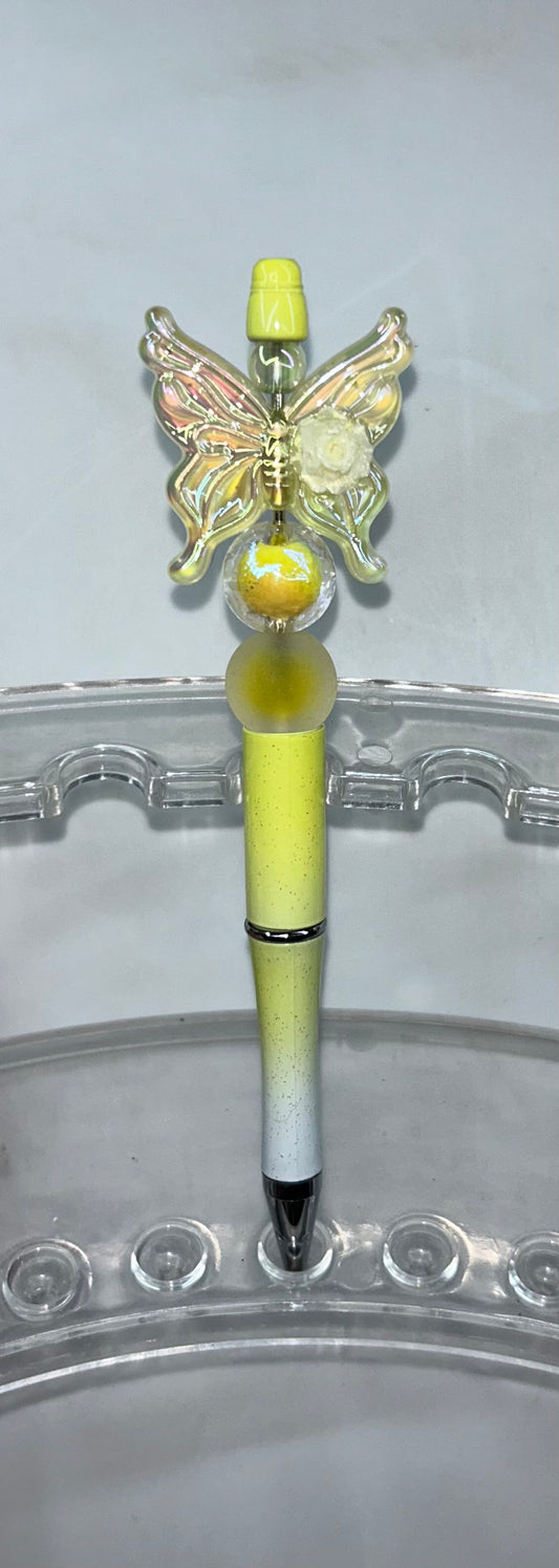 Yellow Acrylic Yellow Ombre' Pen