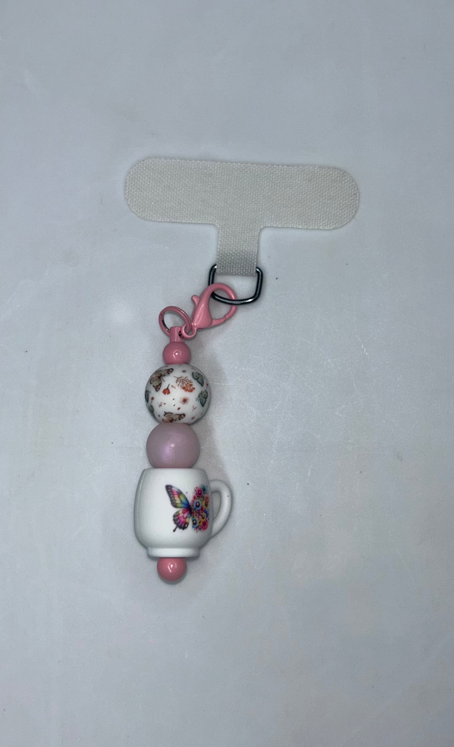 Butterfly Cup Phone Charm