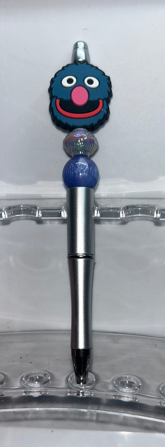 Grover Head Silver Pen