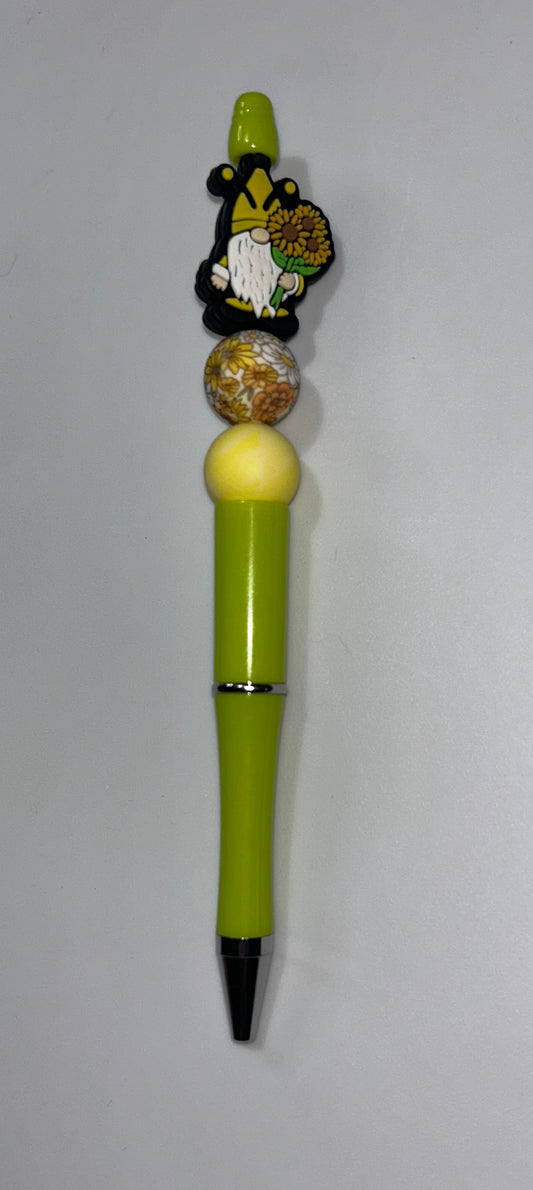 Sunflower Gnome Green Pen