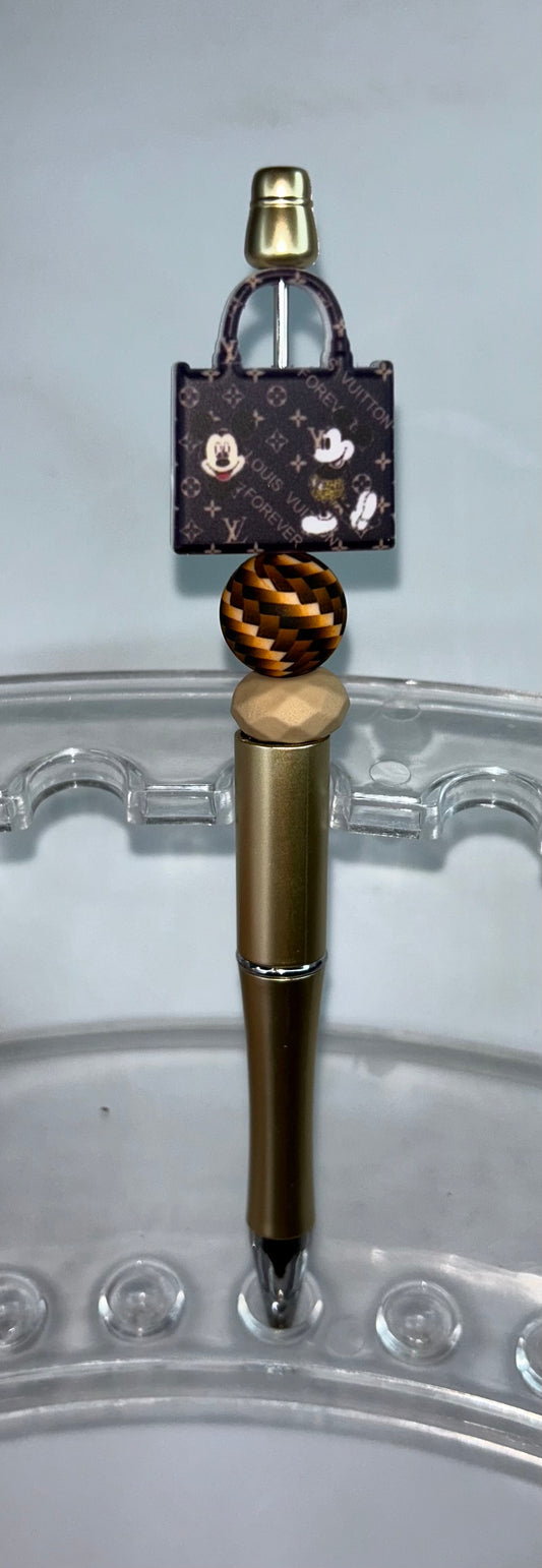 Louis Vuitton Mickey Purse Gold Pen