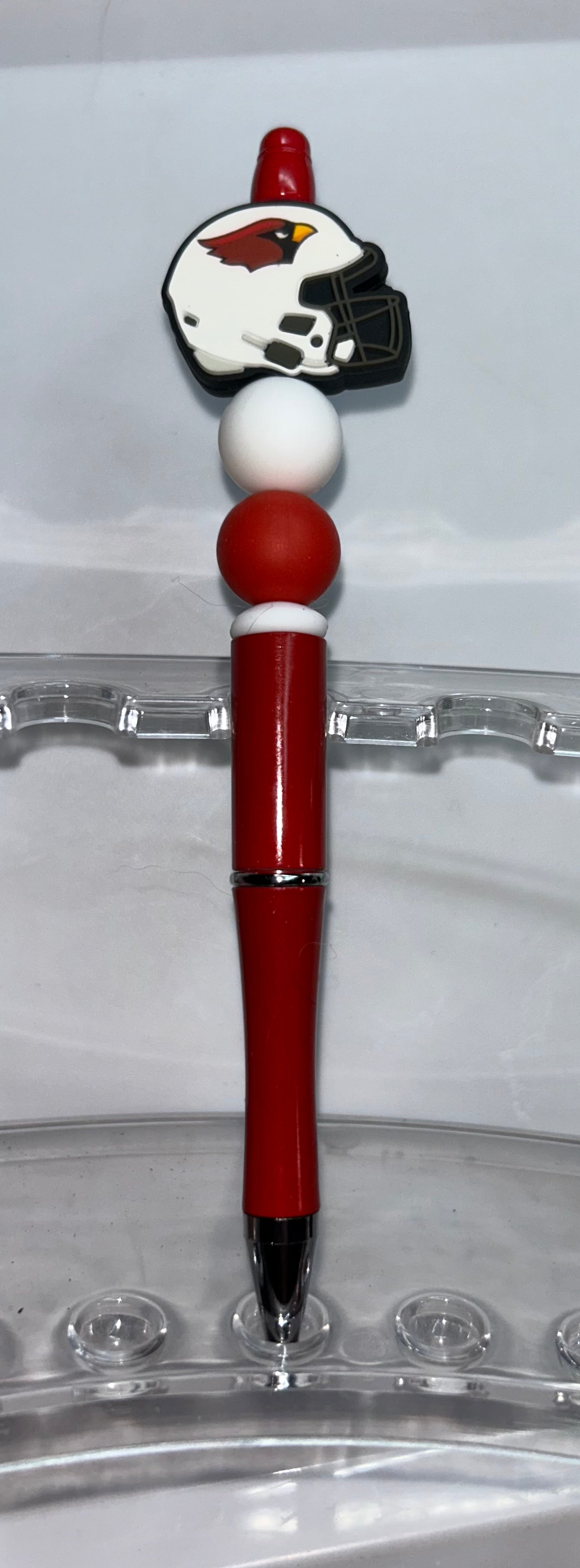 Cardinal Football Helmet Red Pen