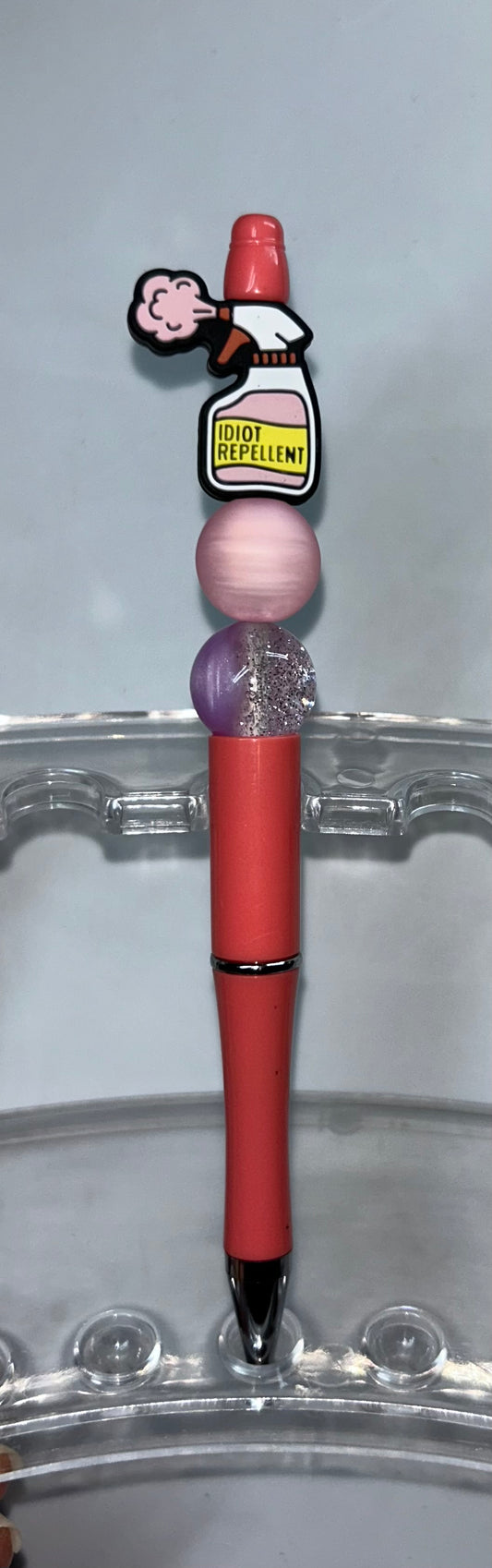 Idiot Repellent Pink Pen