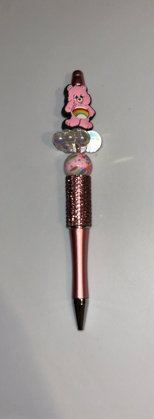 Pink Carebear Pink Bling Pen