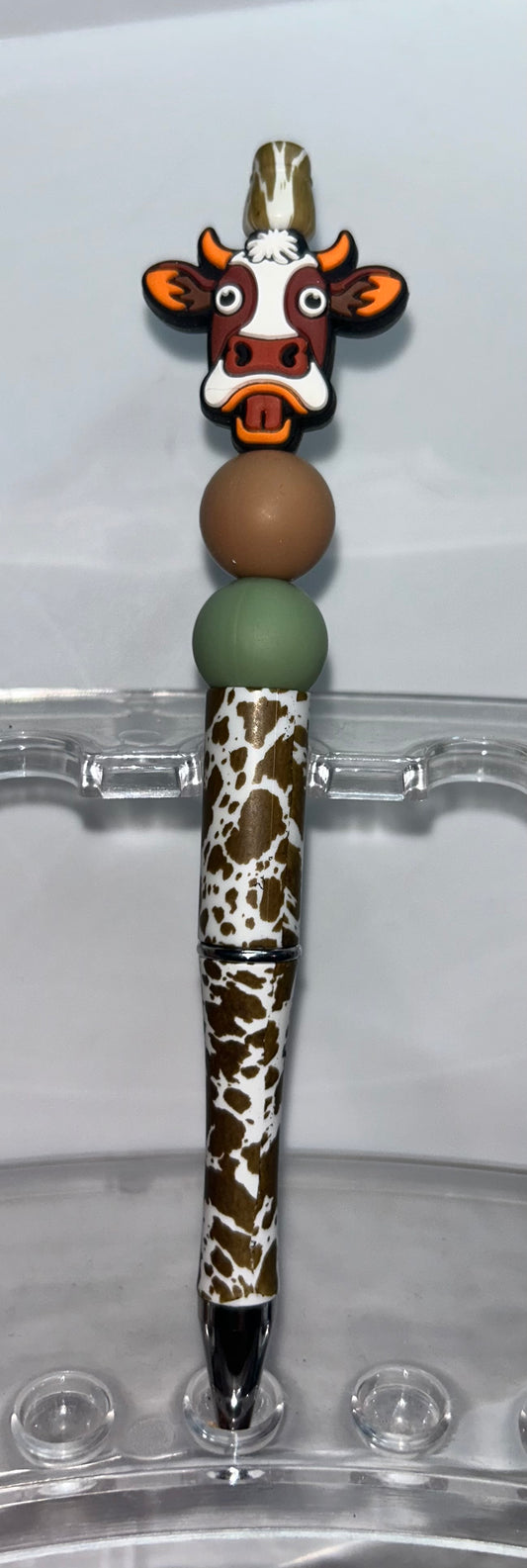 Cow Head Cow Print Pen