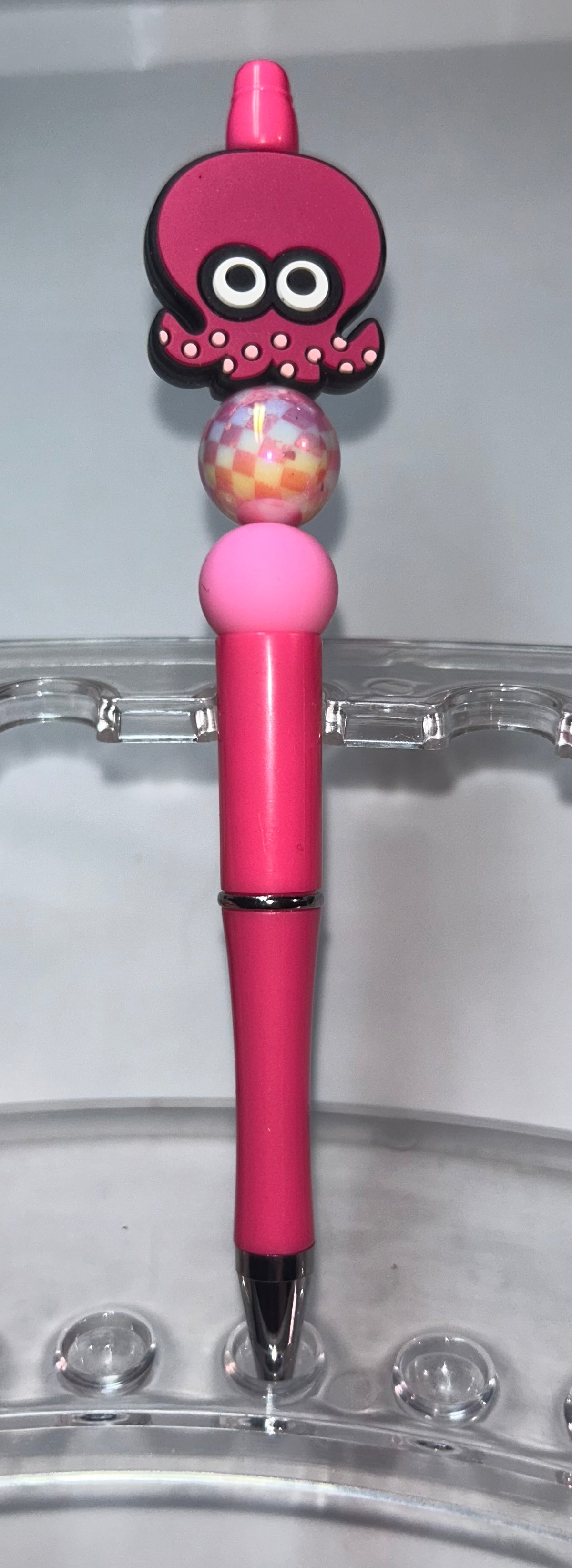 Pink Octopus Pink Pen