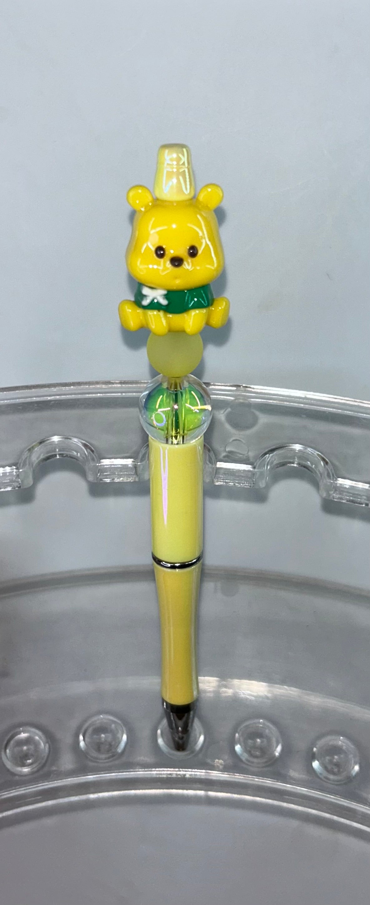 Acrylic Pooh Yellow Pen