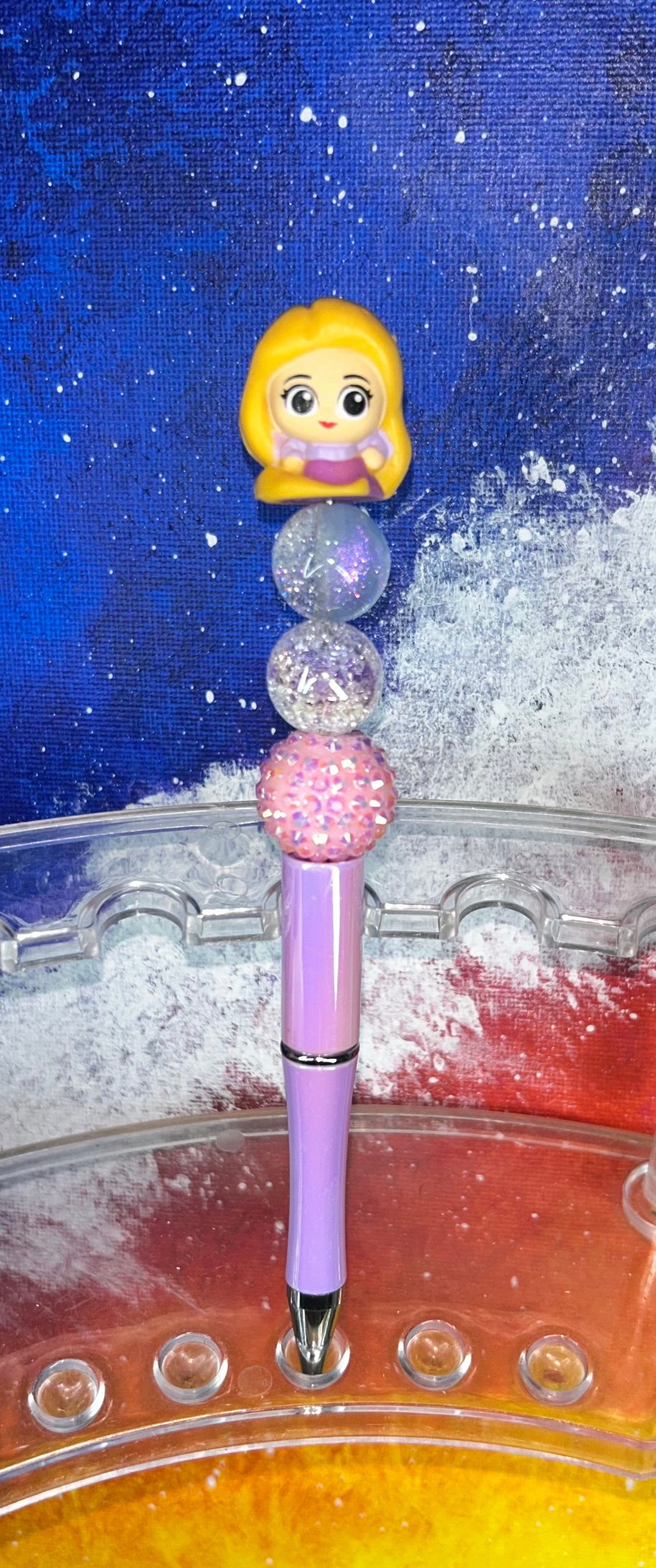 Rapunzel Small Doorable Shiny Purple Pen