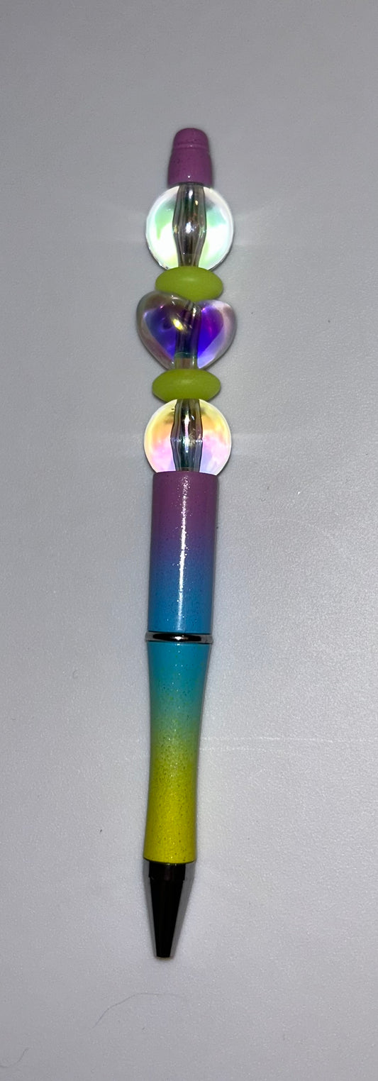Purple Heart Rainbow Pen