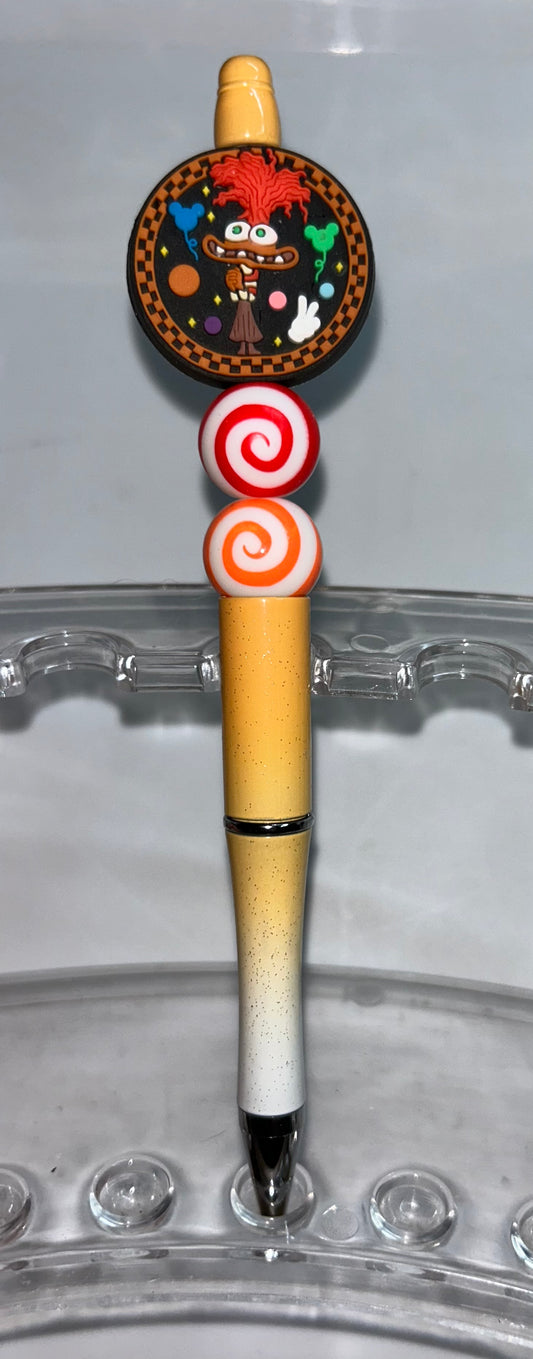 Anxiety-Inside Out Orange Ombre' Pen