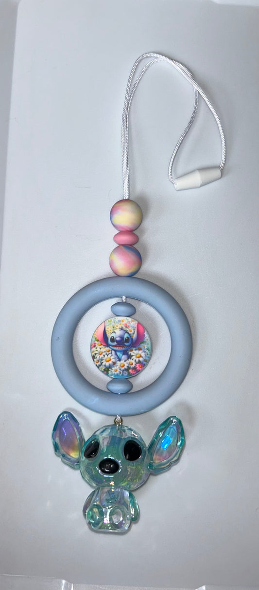 Stitch Blue Car Charm