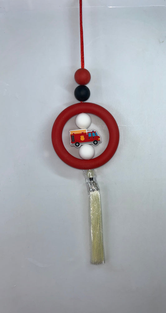 Fire Truck Car Charm