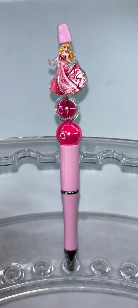 Aurora Acrylic Light Pink Pen
