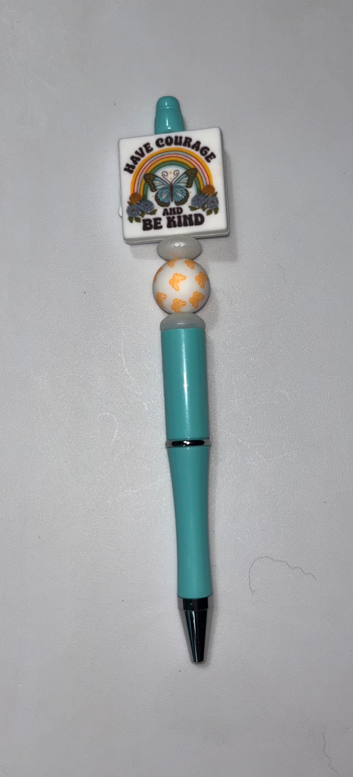 Have Courage Teal Pen