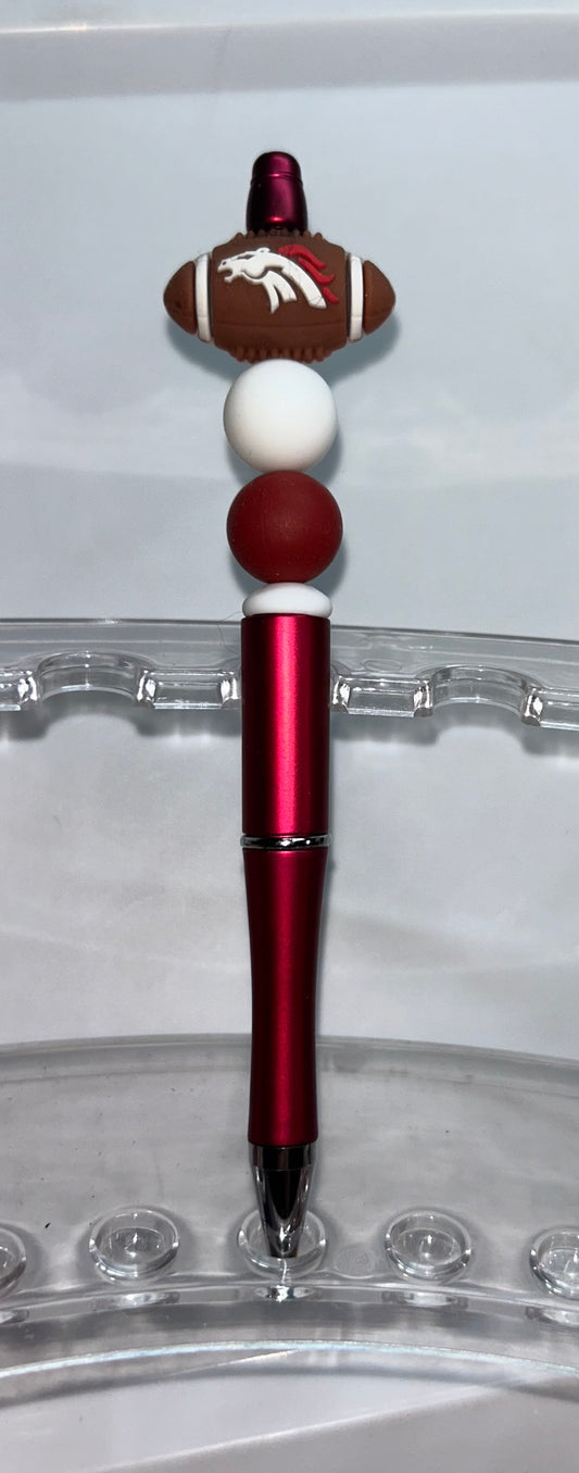 Denver Broncos Football Red Pen