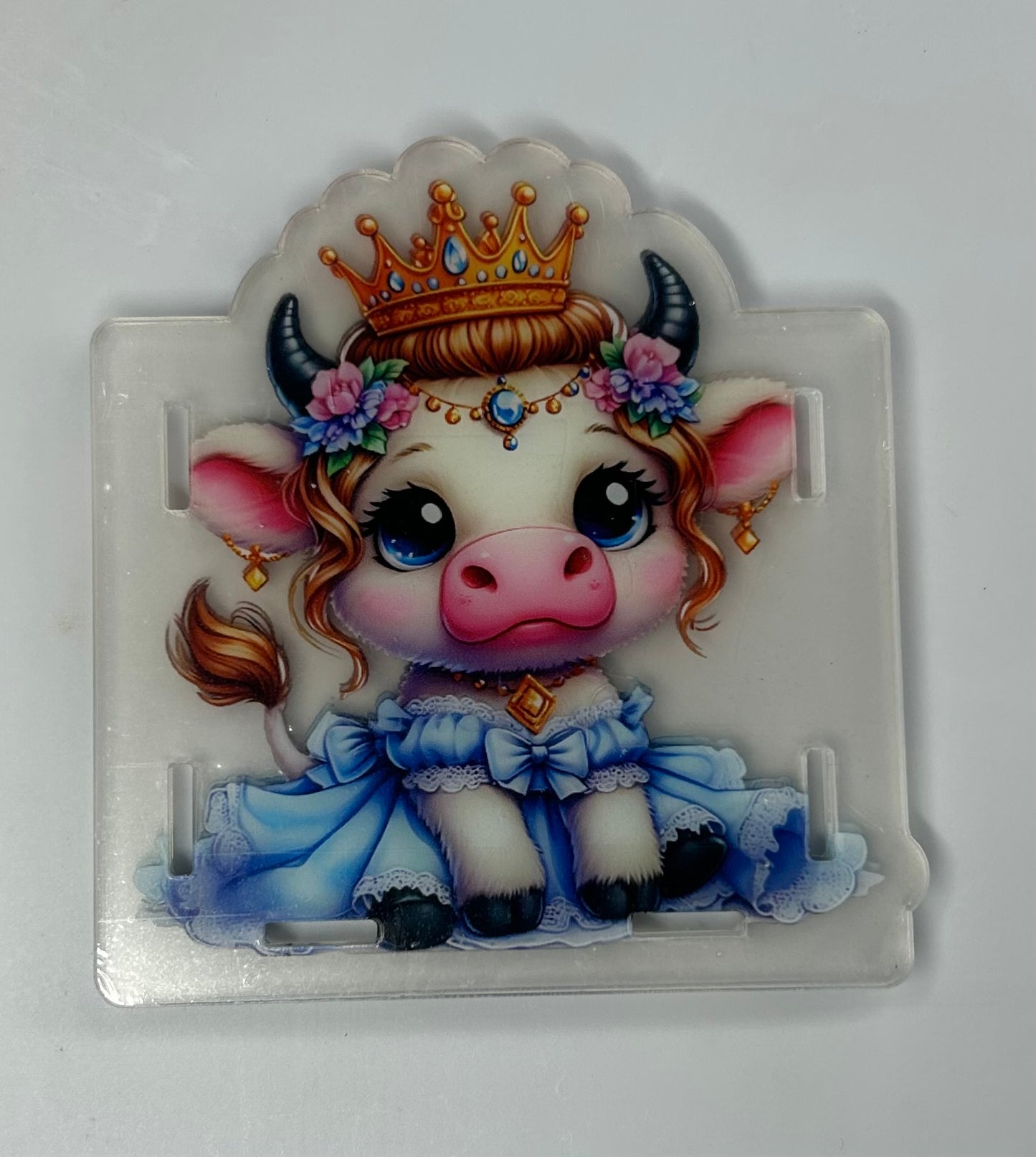 Queen Highland Cow Pen Holder