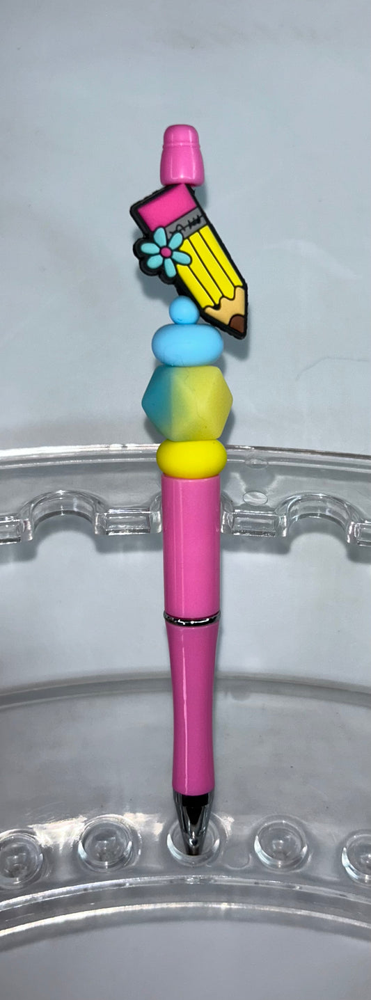Pencil Pink Pen