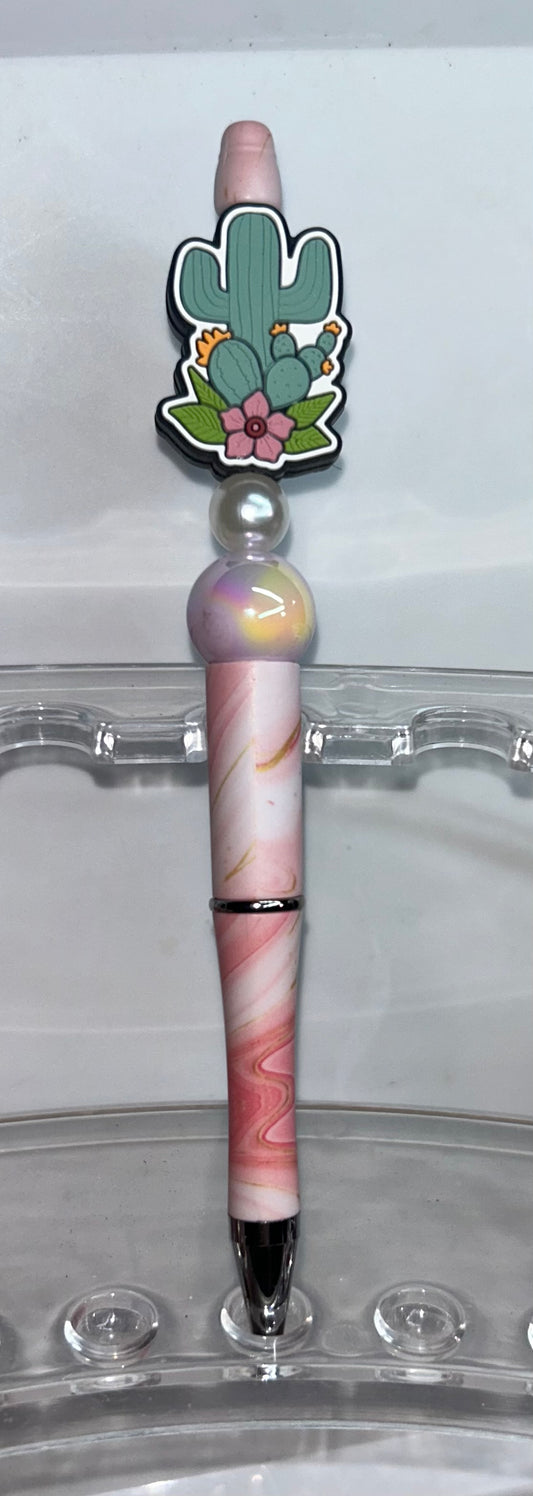 Cactus Pink Swirl Pen