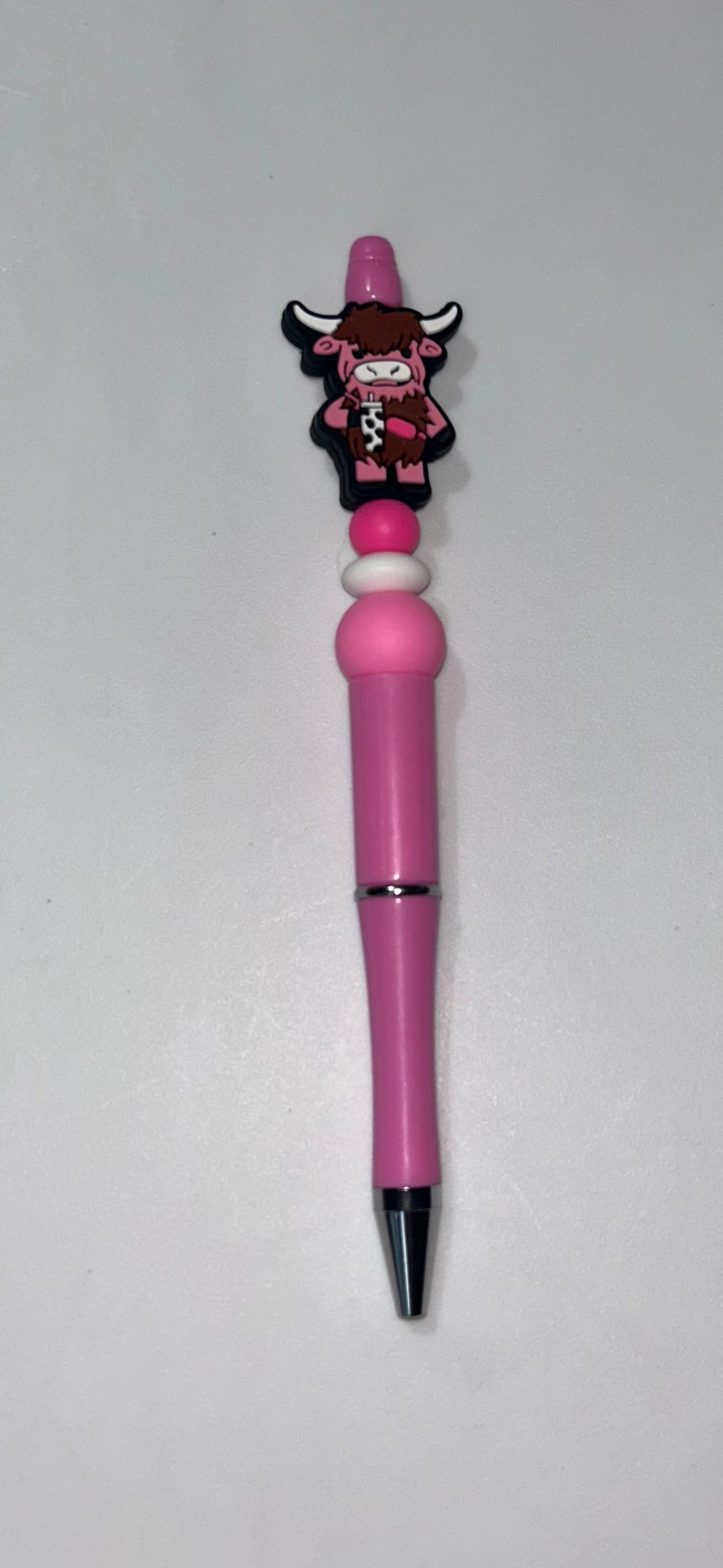 Pink Highland Cow Pink Pen