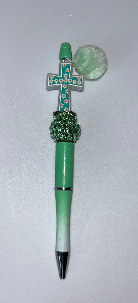Cross Green Pompom Pen