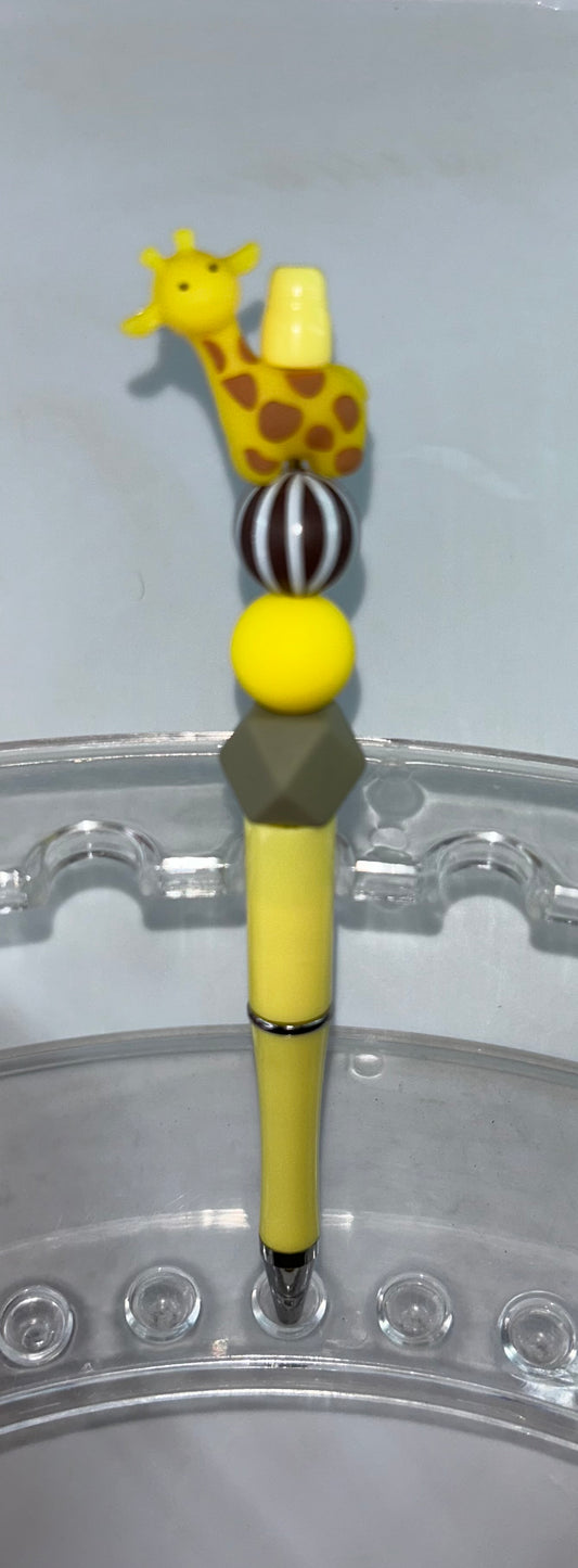 Giraffe Yellow Pen