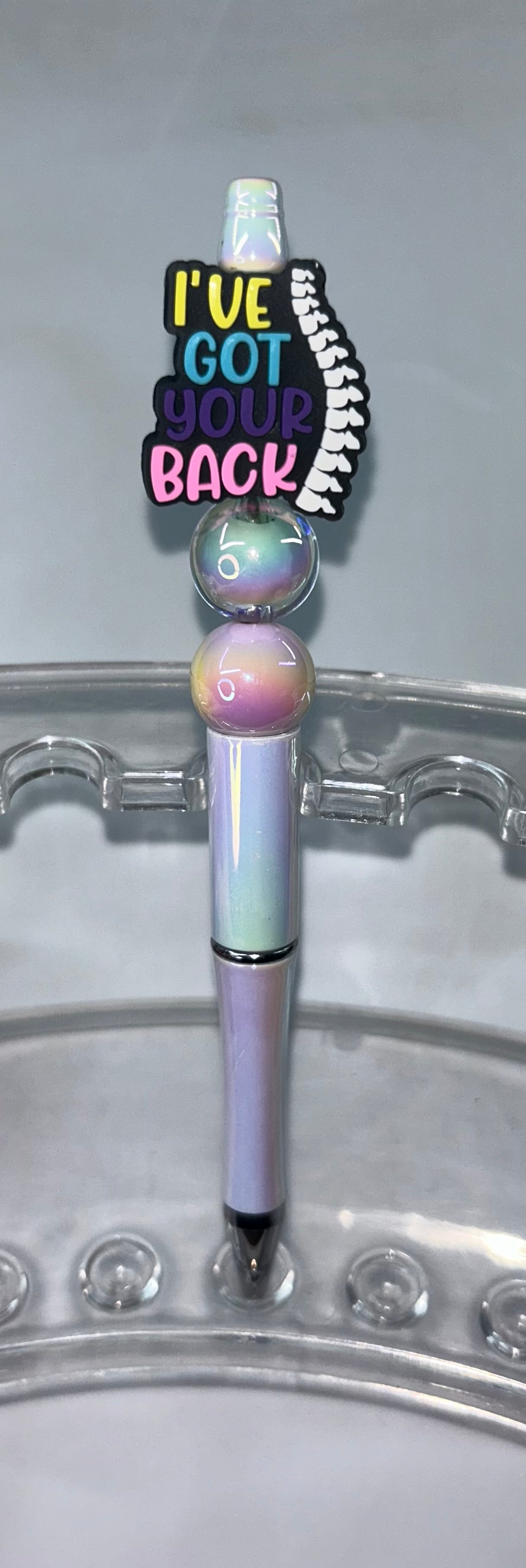 I've Got Your Back Pearl White Pen