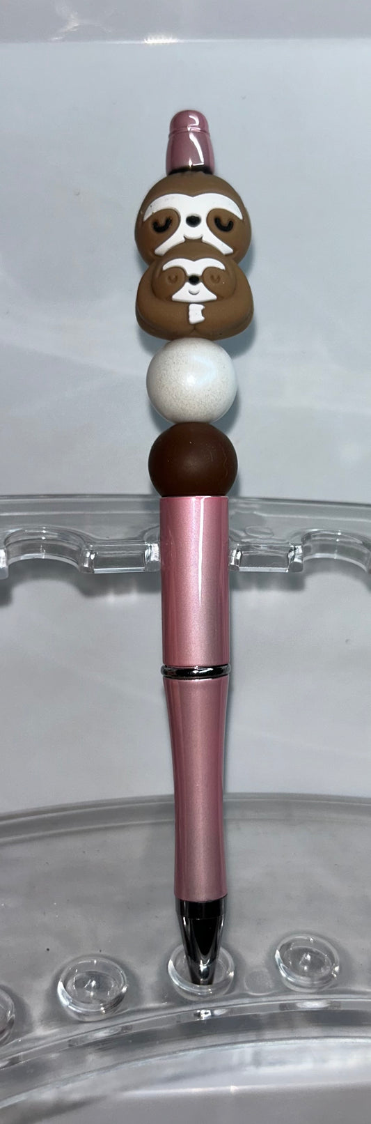 Sloth and Mom Pink Pen