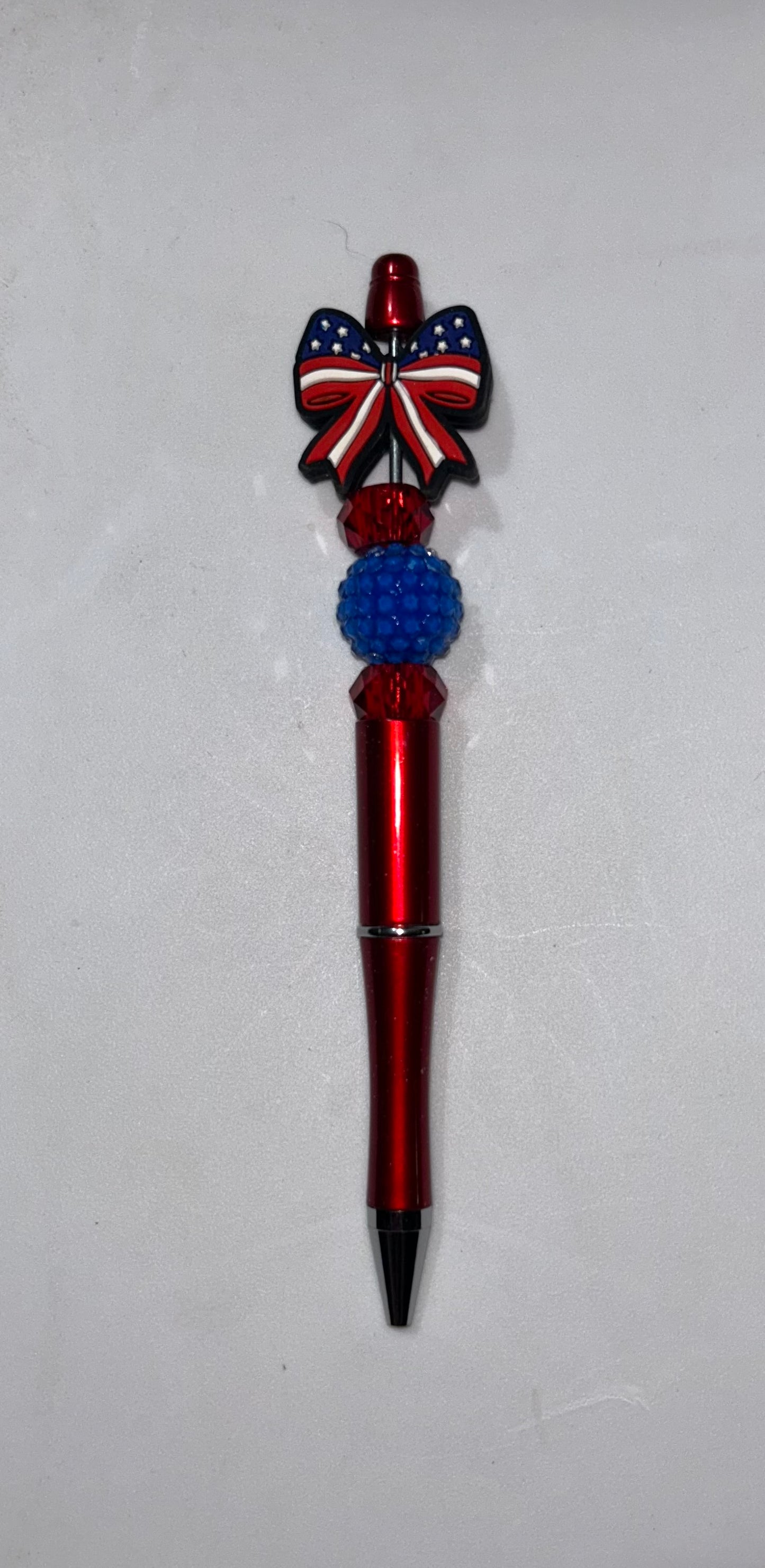 Patriotic Bow Red Pen
