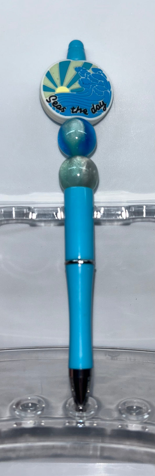 Seas The Day Blue Pen