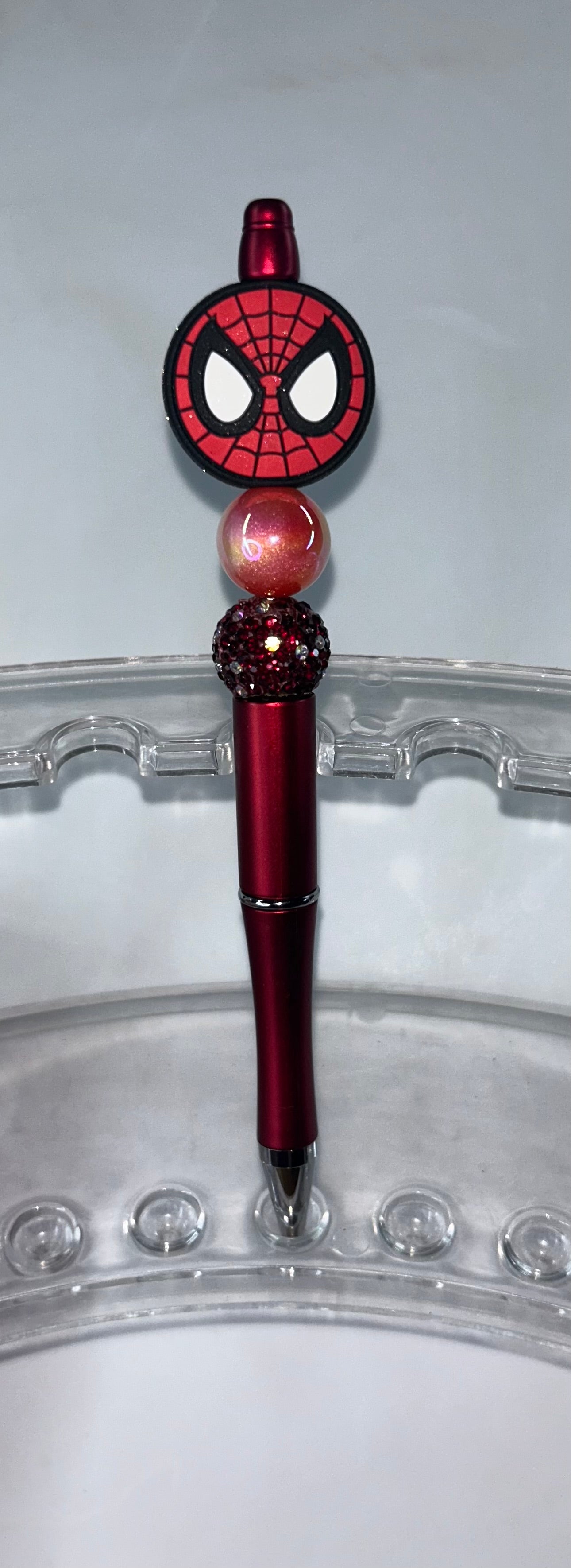 Spiderman Head Red Pen
