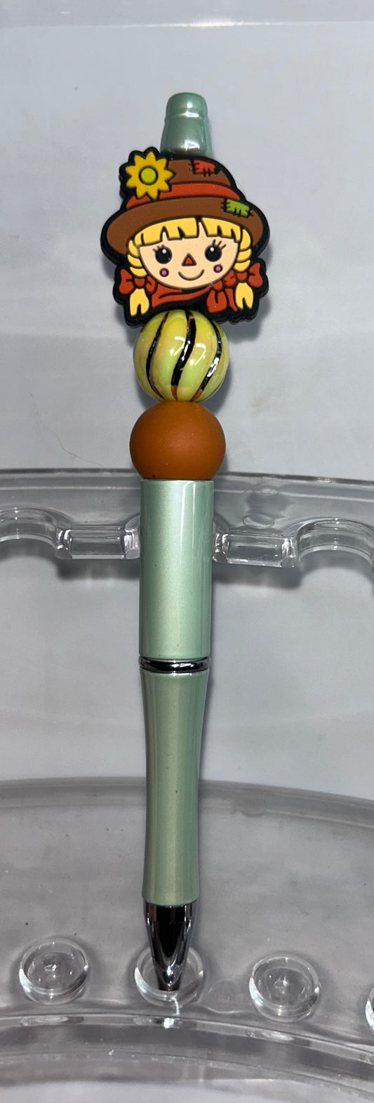 Thanksgiving Girl Light Green Pen