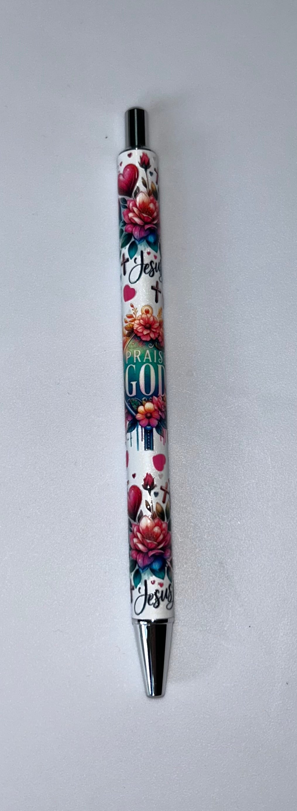 Praise God Wrapped White Pen