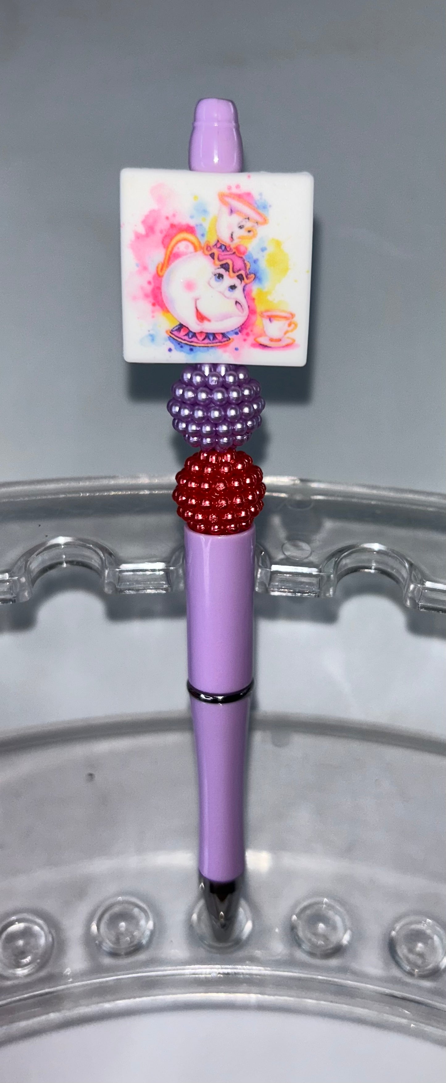 Mrs. Pots and Chip Purple Pen