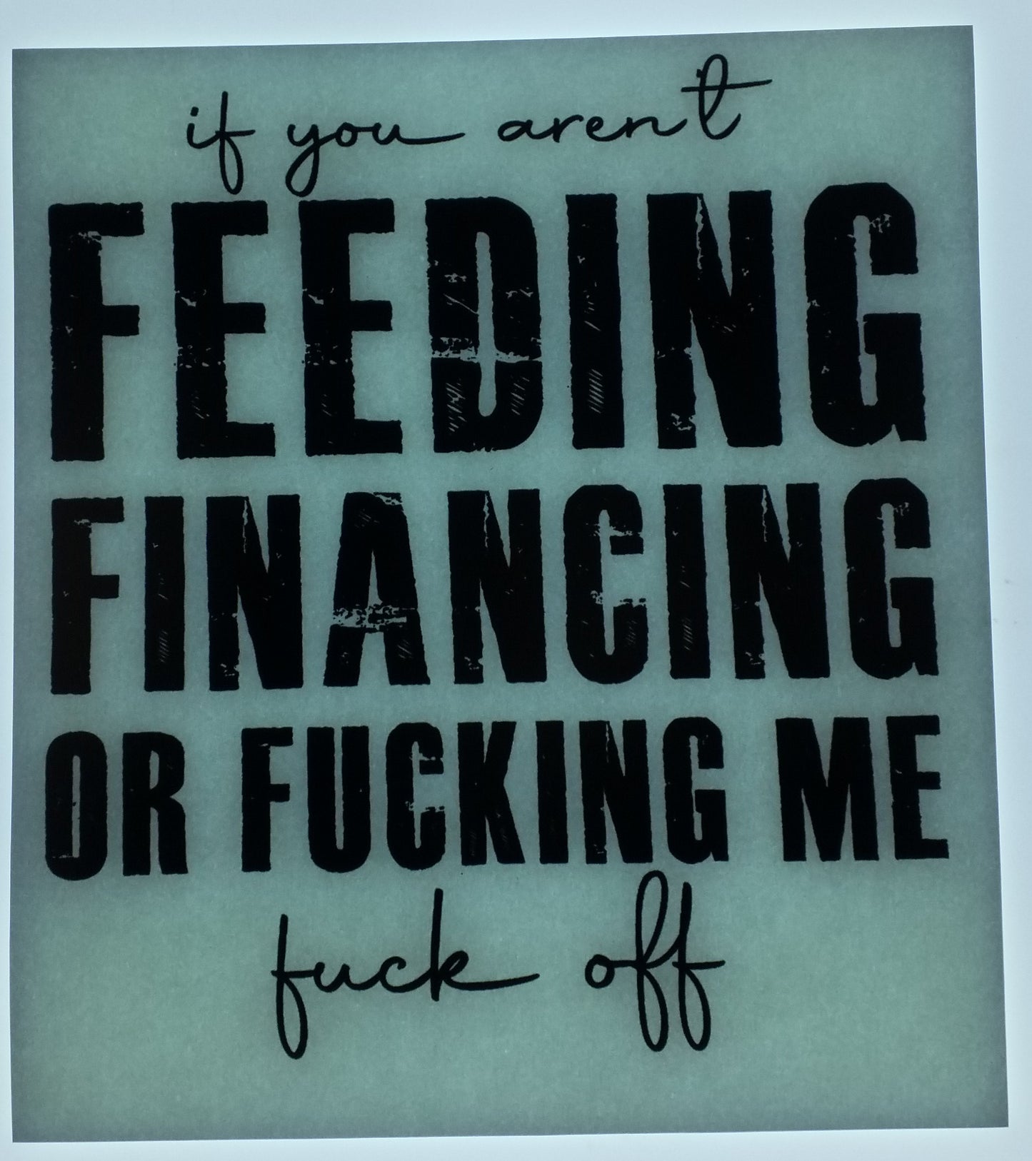 If You Aren't FFF